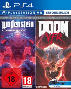 Bethesda Wolfenstein Cyberpilot + Doom VFR (Special VR Pack) (PS4) PS4 Actionspiel