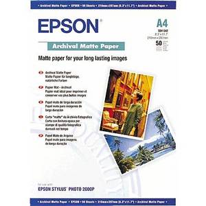 Epson C13S041342 Archival Matte Paper, A4, 192g/qm, 50 Blatt 