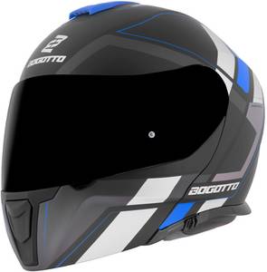 Bogotto Motowear Bogotto FF403 Murata schwarz/blau Klapphelm
