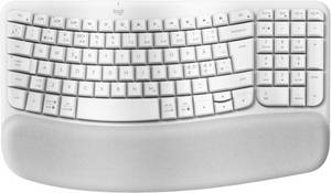 Logitech Wave Keys Weiß (Nordic) Wireless Tastatur