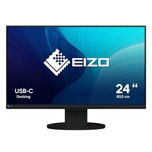 Eizo FlexScan EV2480-BK - 60 cm (23.8 Zoll), LED, IPS-Panel, Höhenverstellung, Pivot, Lautsprecher, USB-C, DisplayPort, HDMI 