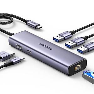  UGREEN Revodok USB C Dockingstation mit 4K HDMI, Ethernet, PD100W, 3USB A...