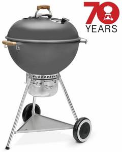 Weber Grill Weber Kettle Ø 57cm 70th Anniversary Edition Grey Metallic Holzkohlegrill