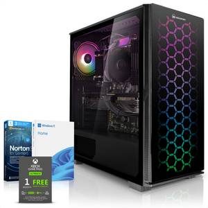 megaport Gaming-PC (AMD Ryzen 5 5500 6x3,60 GHz, GeForce RTX 3060 8GB, 16 GB...