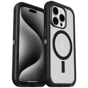 Otterbox Defender XT für iPhone 15 Pro Dark Side transparent schwarz 