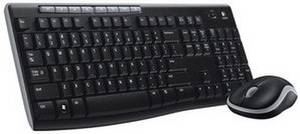 Logitech MK270 Wireless Desktop US/EU Layout schwarz Wireless Tastatur