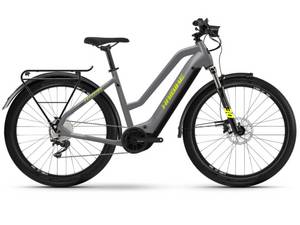 Haibike Trekking 6 Mid (630 Wh) E-Bike 27.5'' (grau / neongelb) 