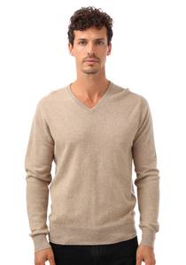 Zwillingsherz Kaschmirpullover, mit V-Ausschnitt und elegantem Fit 