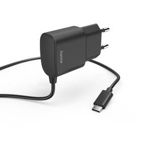 Hama Ladegerät mit USB-C-Anschluss 12 W 1.0 m Schwarz- 