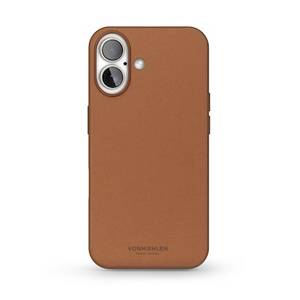 VONMÄHLEN Vonmählen Like Leather Case für iPhone 16 braun 