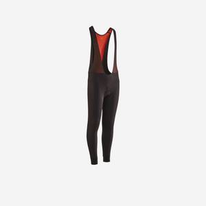 Btwin Radhose lang Kinder mit Trägern 900 schwarz 