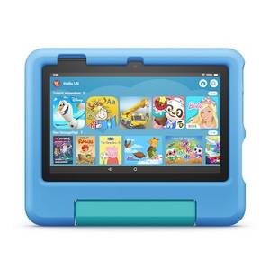 Amazon Fire 7 Kids Tablet (2022) WiFi 16 GB mit blauer Hülle, ohne Werbung 