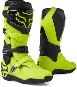 Fox Motion MX gelb/ schwarz Touring-Motorradstiefel