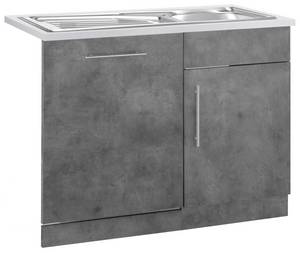 Wiho KÜchen wiho Küchen Spülenschrank Cali, 110 cm breit, inkl. Tür/Sockel für Geschirrspüler 
