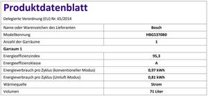 Bosch Einbaubackofen  Einbaubackofen Serie 6 HBG5370B0 schwarz 60 cm 