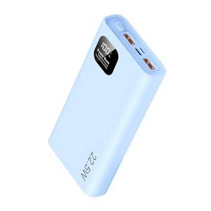  Power Bank 27000mAh Externer Akku: 22.5W Powerbank Schnelles Aufladen PD QC3.0, tragbares Handy-Ladegerät, Externe Batteriebank mit 3 Ausgängen & 2 Eingängen Smartphones Tablets und mehr (Blau) 