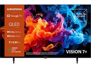  GRUNDIG 43 GUB 7540 Q QLED TV (Flat, Zoll / 108 cm, UHD 4K, SMART TV) 