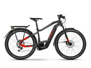 Haibike Trekking 9 High (625 Wh) E-Bike 27.5'' (anthrazit / rot) 