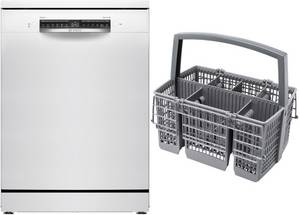 Bosch EUSS4HVS1E Stand-Geschirrspüler 60 cm bestehend aus SMS4HVW00E + SMZ5100 weiß / C 