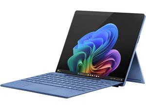  MICROSOFT Surface Pro (Netzteil separat erhältlich), Copilot+ PC, Convertible, mit 13 Zoll Display Touchscreen, Qualcomm Snapdragon X Plus, 16 GB RAM, 512 SSD, Adreno™ Onboard Graphics, Saphirblau, Windows 11 Home 