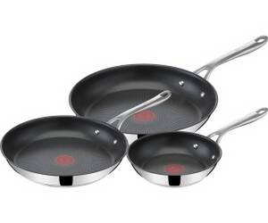 Tefal Jamie Oliver Cook's Direct Pfannen-Set 3-teilig 20/24/28 cm (E304S3) Induktionspfanne