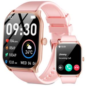 Yuede Smartwatch für Damen Herren, mit Telefonfunktion und Message Reminder Smartwatch ( 2.01