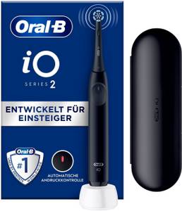 Oral-b Elektrische Zahnbürste »iO Series 2«, 1 St. Aufsteckbürsten, für die sanfte Reinigung, Reise-Etui, Aufsteckbürstenhalter 