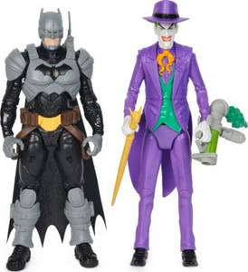 Spin Master Batman - Battle Pack aus Batman & Joker mit Clip-On-Accessoires mehrfarbig 