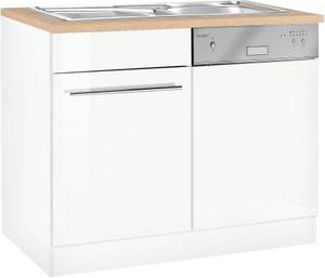 Held MÖbel Spülenschrank Eton, Breite 110 cm, inkl. Tür/Sockel für Geschirrspüler 