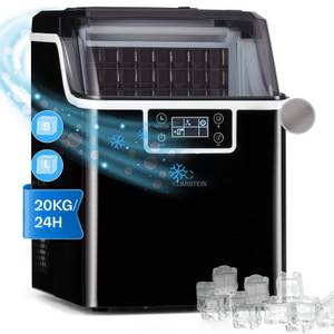 Klarstein Eiswürfelmaschine Chios Eiswürfelmaschine 20 kg/24 h Auto-Clean 3,2-Liter Wassertank 