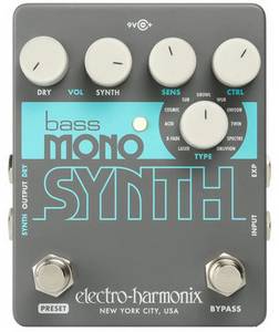 Electro Harmonix Bass Mono Synth Bass-Synthesizer-Pedal