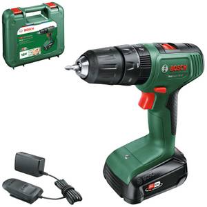 BOSCH HOME & GARDEN Akku-Schlagbohrschrauber EasyImpact 18V-40, Inkl. Koffer, mit Akku 18V/2Ah und Ladegerät 