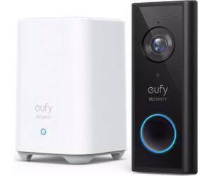 Eufy Video-Türklingel 2K HD + HomeBase Funk-Überwachungskamera