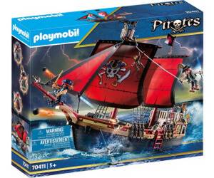 Playmobil Pirates - Totenkopf-Kampfschiff (70411) Playmobil-Schiff