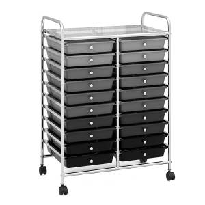 Costway Rollwagen, mit 20 stapelbaren Schubladen 
