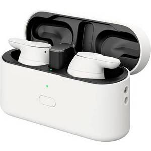  EPOS ADAPT E1 Telefon In Ear Headset Kabellos, Bluetooth® Stereo Weiß Noise Cancelling, Mikrofon-Rauschunterdrückung Headset, Ladecase, Schweißresistent 