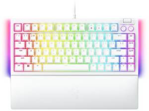 Razer BlackWidow V4 75% ( Orange) (US) White Gaming Tastatur