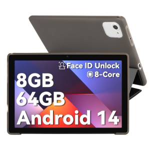 BUFO Android 14-Tablet Octa-Core 10 Zoll HD 4G-Dongle 1280 x 800, 5000 mAh Tablet (10