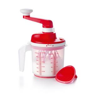 Tupperware Handmixer  Chef Easy Mixx rot-weiß Sahne Eiweiß Schlagen 