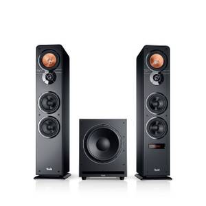 Teufel ULTIMA 40 Aktiv Club Edition Lautsprechersystem (Bluetooth, AUX, HDMI, Kabellos, Kabelgebunden, 260 W, Integrierter Verstärker mit stattlichen 2 x 130 Watt) 