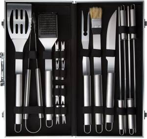 Tectake Barbecue Case 18 Accessories (400840) Grillset