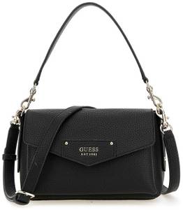 Guess Eco Brenton Flap Shoulder Bag (HWEVG8-39019) black Umhängetasche