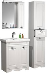 Vcm Waschtisch »4-tlg. Waschplatz Waschtisch Calaso L Landhaus« 