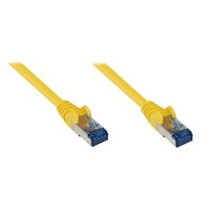 Good Connections Patchkabel Cat. 6a S/FTP, PiMF halogenfrei 500MHz gelb 5m 