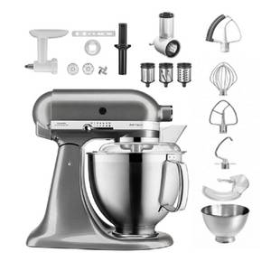 Kitchenaid Küchenmaschine  4,8 L 5KSM185 Artisan Küchenmaschine Allrounderset 