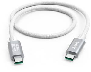 Hama USB-C-Kabel Full Featured (1,5m) weiss 