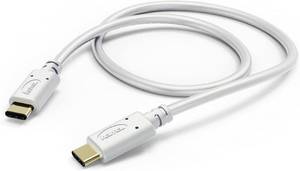 Hama USB-C Kabel USB Type-C zu USB Type-C Ladekabel Datenkabel 1,5m Weiß Smartphone-Kabel 