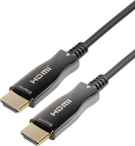 Transmedia TME C508-30M - Aktiv Optisches HDMI Kabel (AOC), 4K, 30 m 