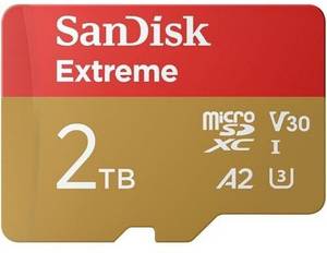 Sandisk Extreme A2 U3 V30 microSDXC 2TB microSD Karte