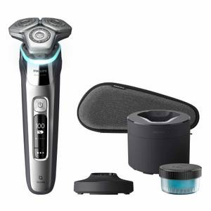 Philips SHAVER Series 9000 Shaver series 9000 S9975/55 Elektrischer Nass- und Trockenrasierer (Silber) (Versandkostenfrei) 